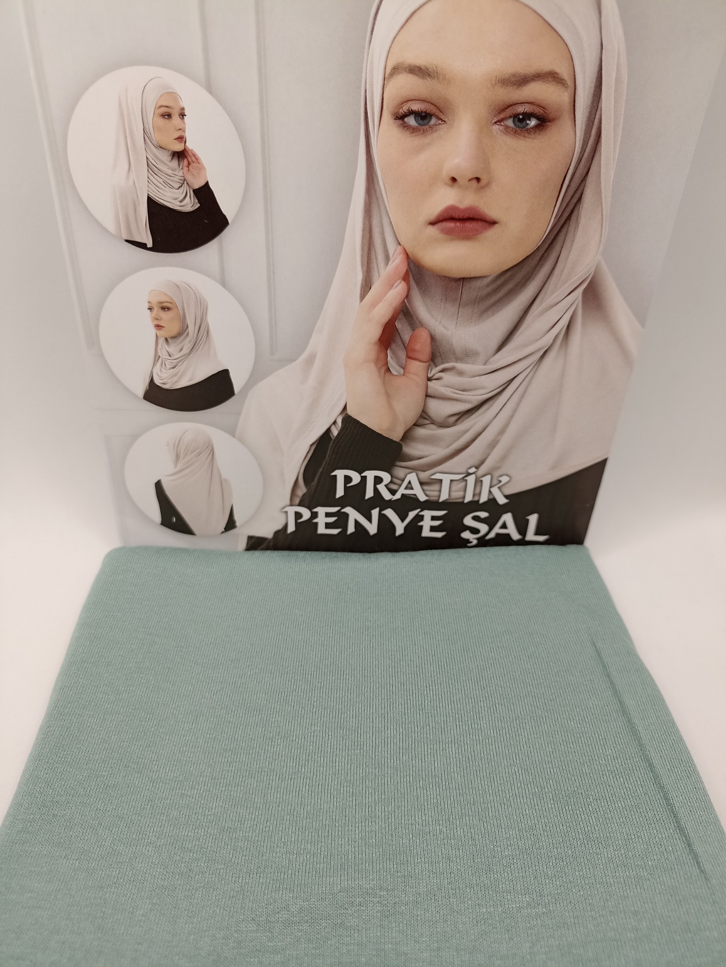World Of Shawls - Hijab Prêt à Porter En Jersey - Taille Unique - Avec Boutons Au Dos - Couleur Vieux Rose - Pour Femme Et Fille